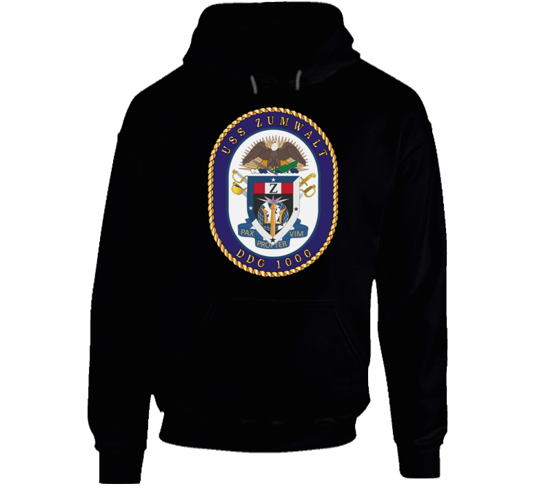 Usn - Uss Zumwalt - Ddg 1000 Wo Txt Hoodie