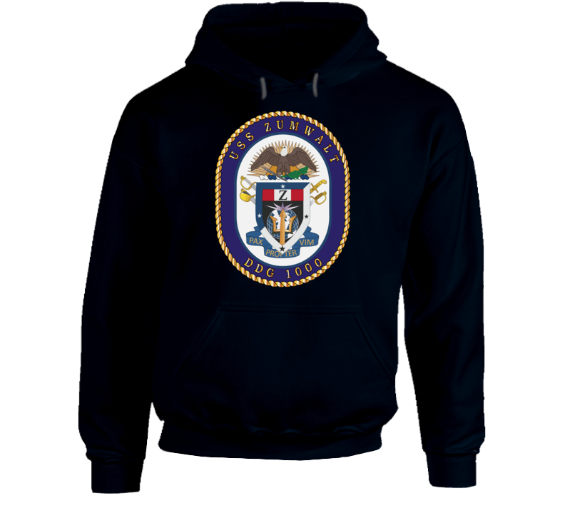 Usn - Uss Zumwalt - Ddg 1000 Wo Txt Hoodie