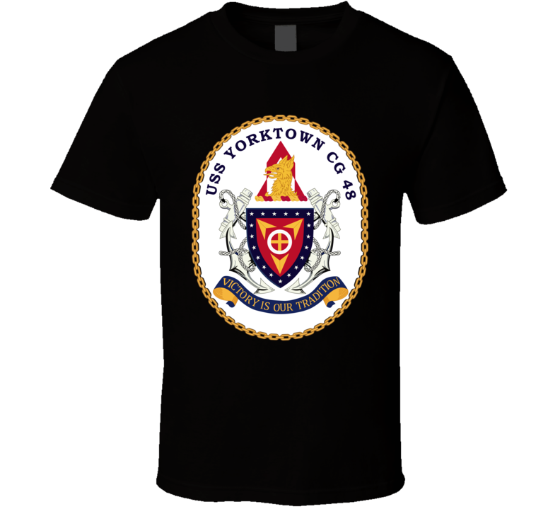 Usn - Uss Yorktown - Cg 48 T Shirt