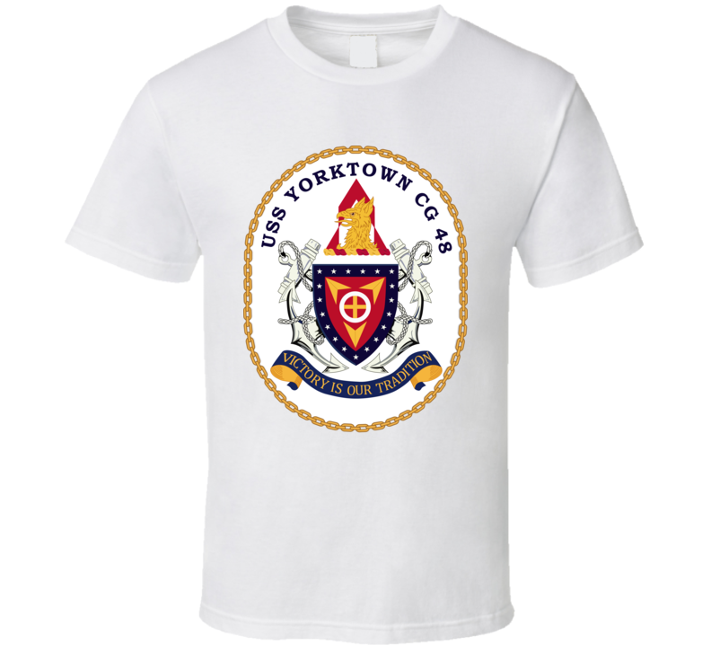 Usn - Uss Yorktown - Cg 48 T Shirt