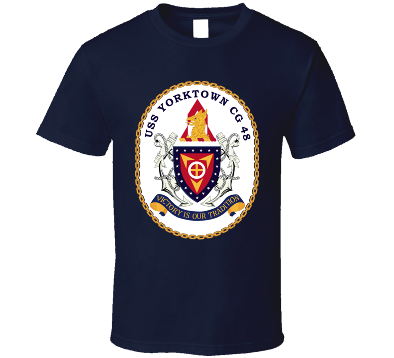 Usn - Uss Yorktown - Cg 48 T Shirt