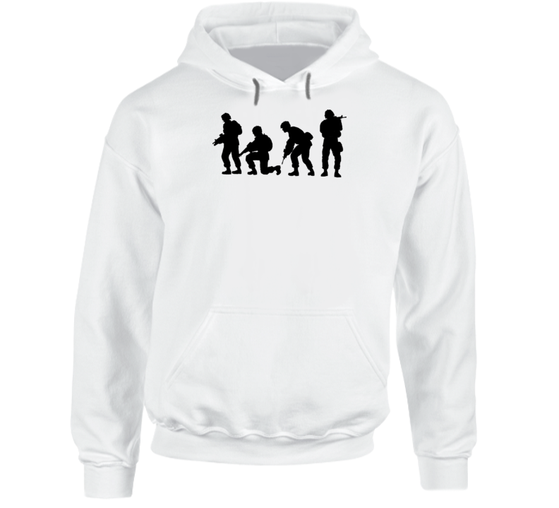 Army - Breach Team - Silhouette Wo Platform - Black Hoodie