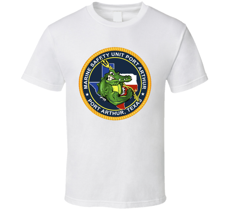 Usmc - Marine Safety Unit Port Arthur  Wo Txt - T Shirt