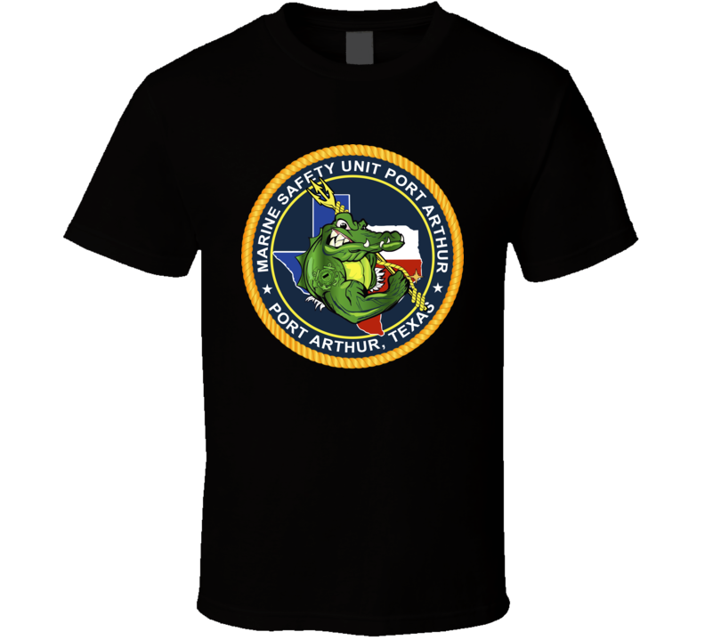 Usmc - Marine Safety Unit Port Arthur  Wo Txt - T Shirt