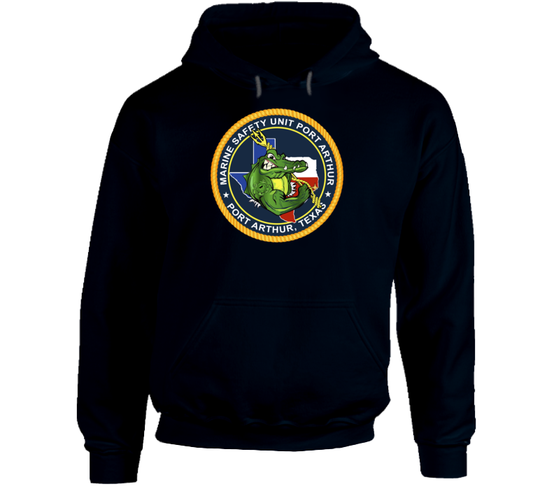 Usmc - Marine Safety Unit Port Arthur  Wo Txt Hoodie