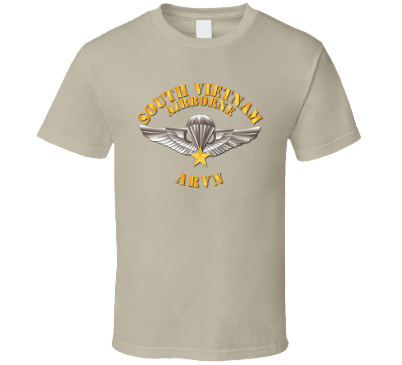 Republic - South Vietnam Parachute Badge - Basic T Shirt