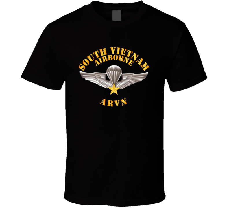 Republic - South Vietnam Parachute Badge - Basic T Shirt