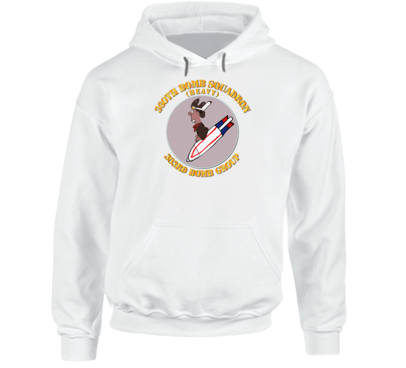 Aac - 360th Bomb Squadron - 303rd Bg - Wwii Hoodie