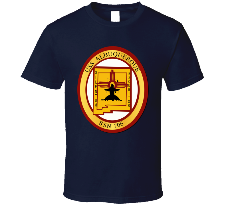Navy - Uss Albuquerque (ssn-706) Wo Txt T-shirt