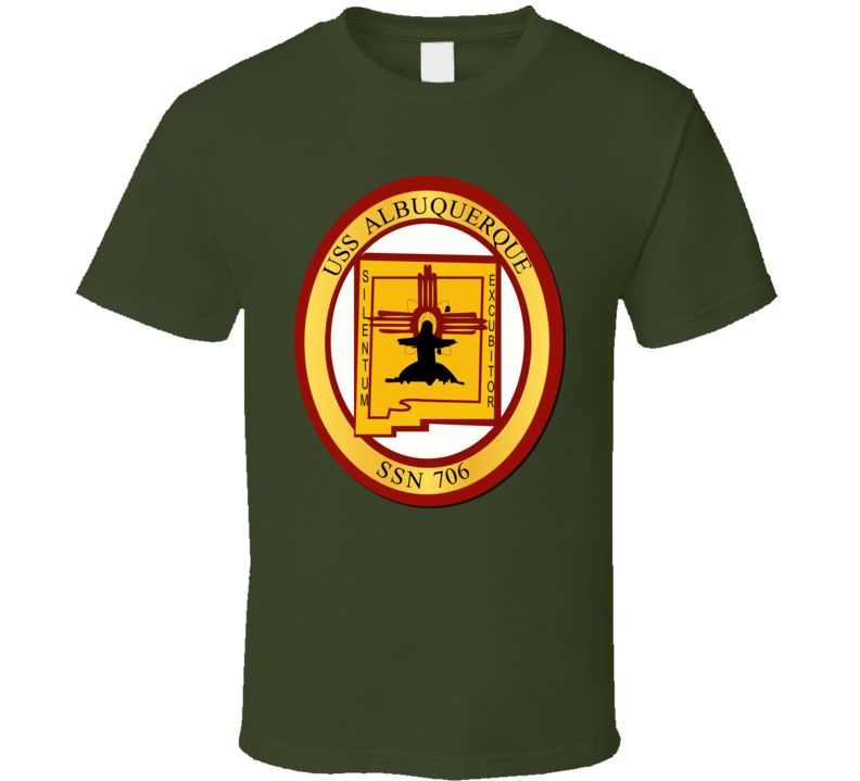 Navy - Uss Albuquerque (ssn-706) Wo Txt T-shirt