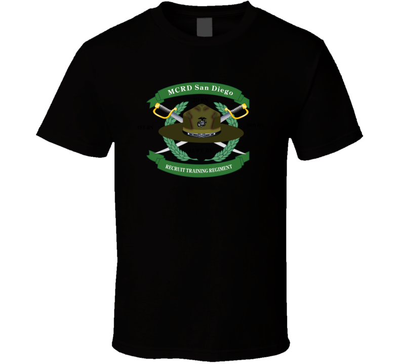 Usmc - Mcrd - San Diego - V1 T-shirt