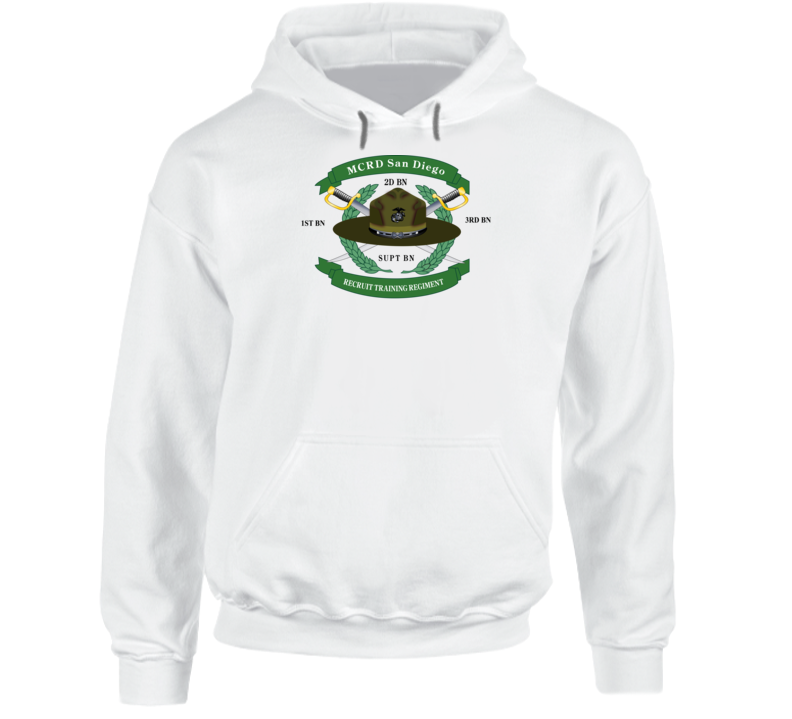 Usmc - Mcrd - San Diego - V1 Hoodie