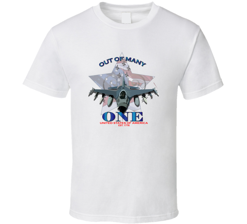 Usaf - Out Of Many - One Usaf T-shirt