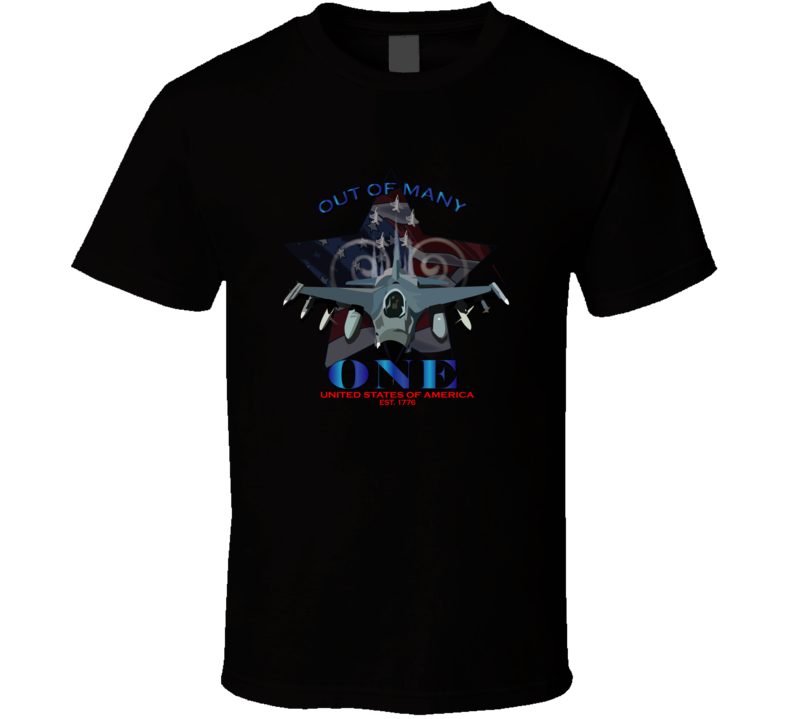 Usaf - Out Of Many - One Usaf T-shirt