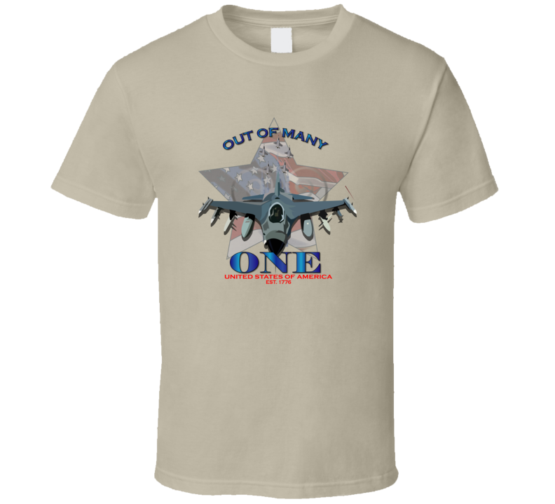 Usaf - Out Of Many - One Usaf T-shirt