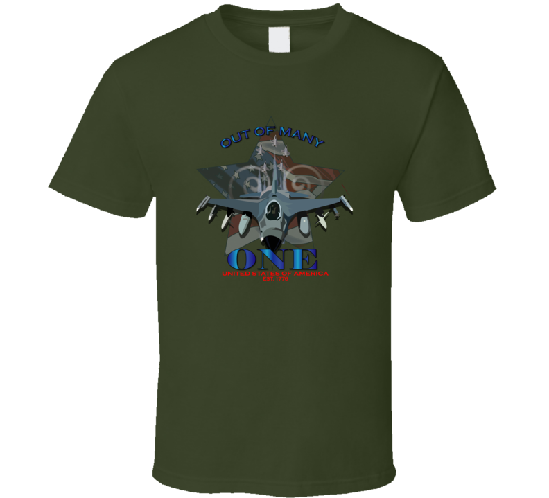 Usaf - Out Of Many - One Usaf T-shirt