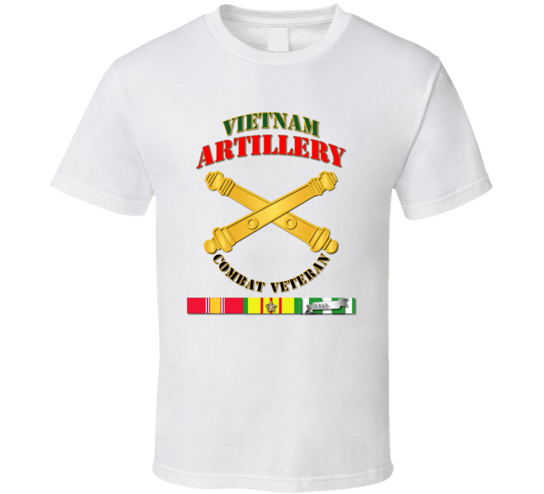 Army -  Artillery - Vietnam - Combat Vet T-shirt