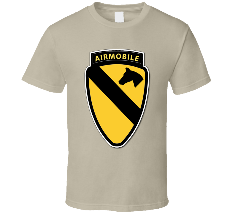 Army -  1st  Cav W Airmobile Tab - T-shirt