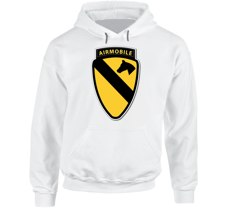 Army -  1st  Cav W Airmobile Tab Hoodie