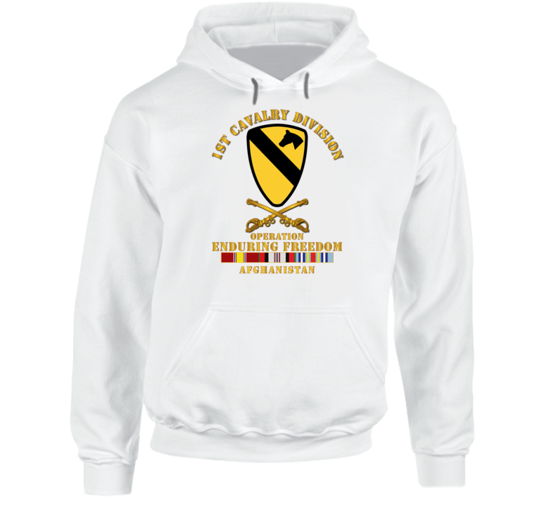 Army - 1st Cavalry Division - Oef W Cav Br Svc - Hoodie