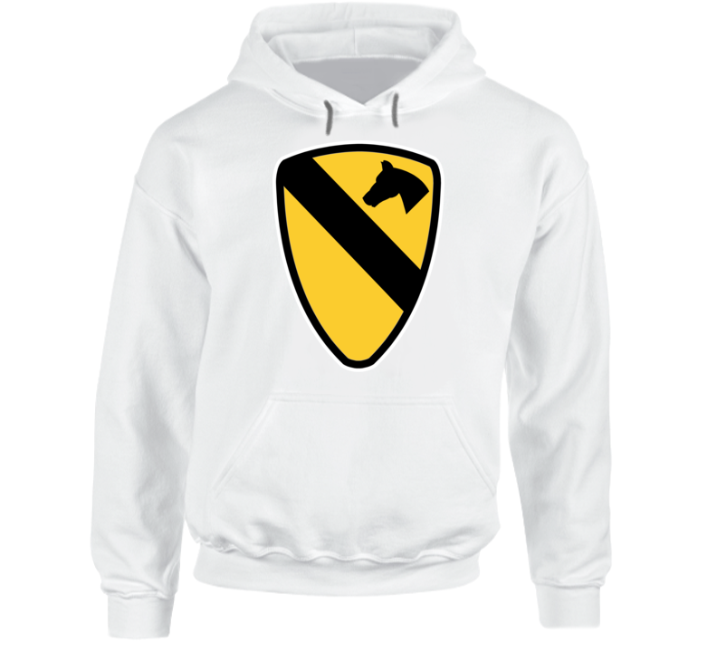 Army -  1st  Cav Ssi Wo Txt Hoodie