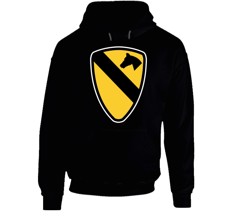 Army -  1st  Cav Ssi Wo Txt Hoodie