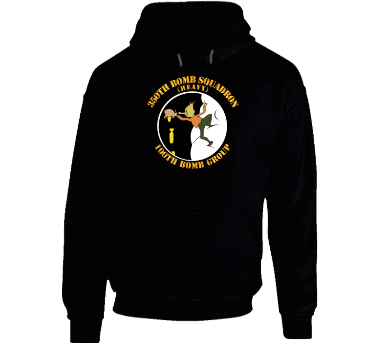 Aac - 350th Bomb Squadron - 100th Bg - Wwii Hoodie