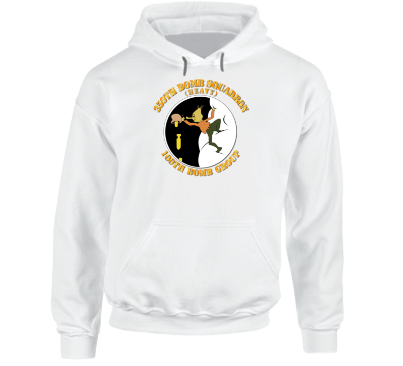 Aac - 350th Bomb Squadron - 100th Bg - Wwii Hoodie