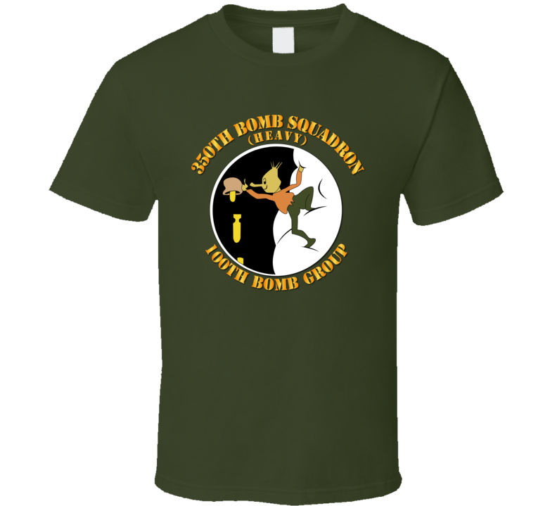 Aac - 350th Bomb Squadron - 100th Bg - Wwii T Shirt