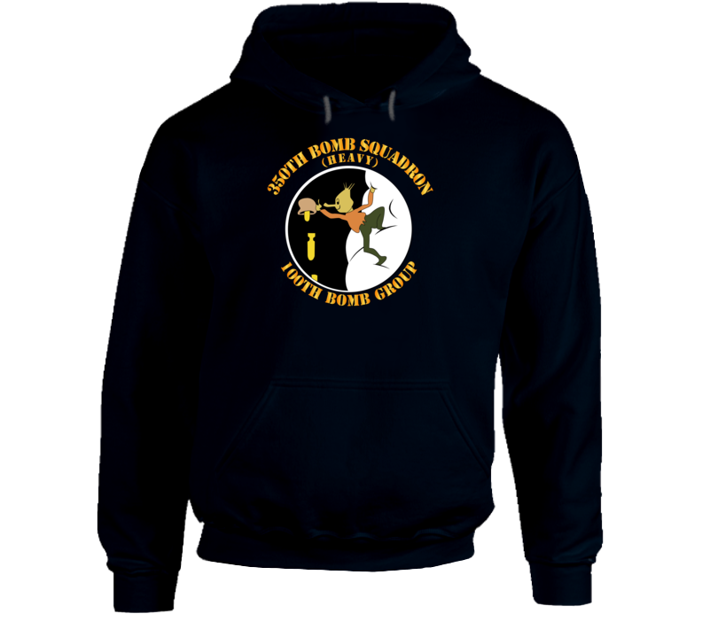 Aac - 350th Bomb Squadron - 100th Bg - Wwii Hoodie