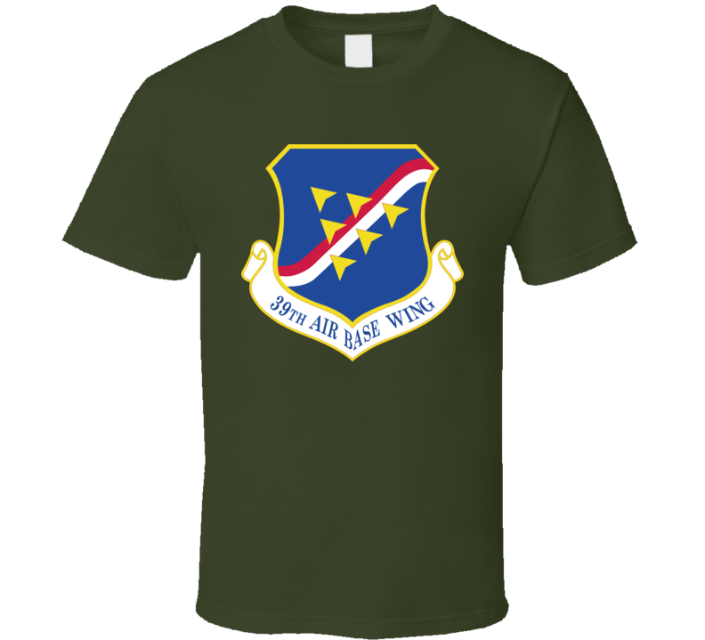 Usaf - 39th Air Base Wing Wo Txt T Shirt