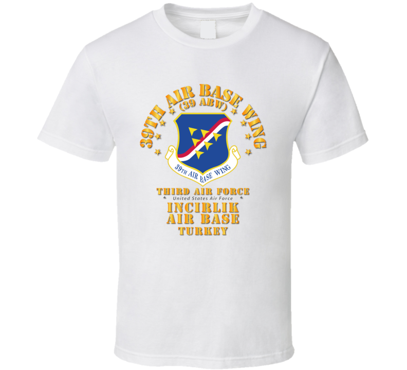 Usaf - 39th Air Base Wing - Incirlik Ab T Shirt