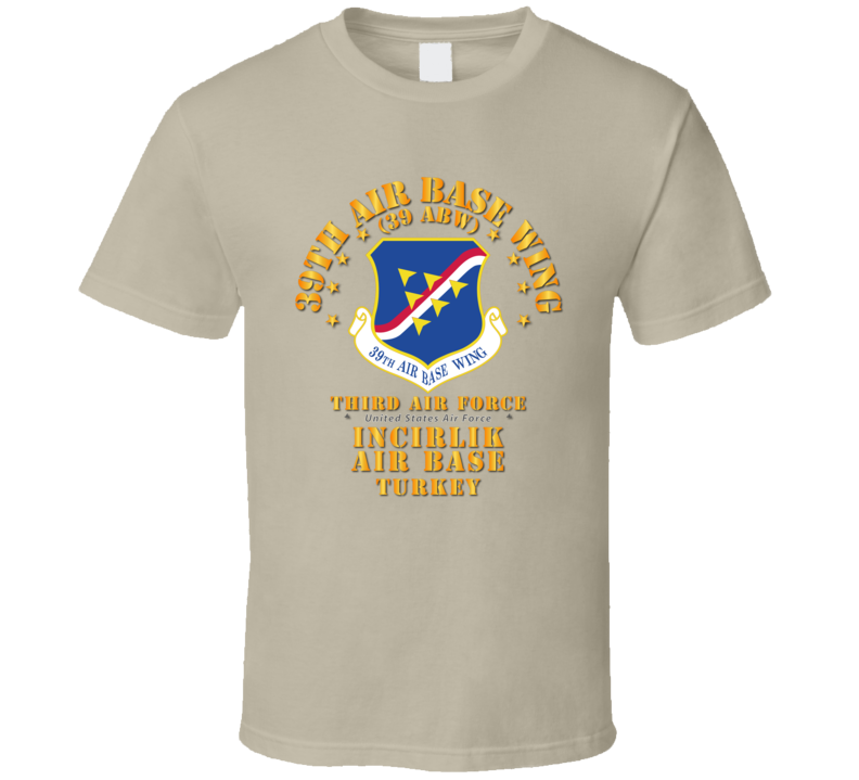 Usaf - 39th Air Base Wing - Incirlik Ab T Shirt