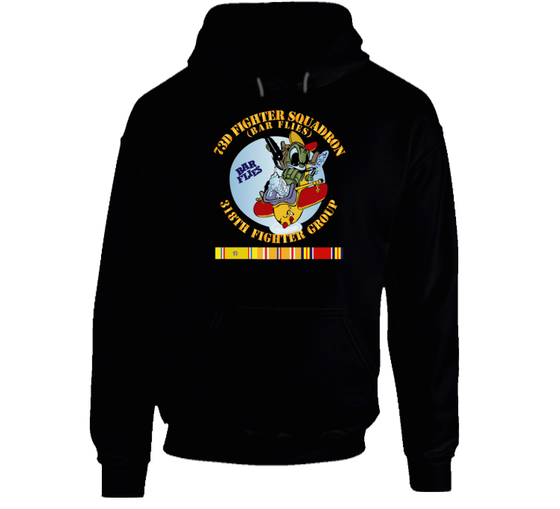 Aac - 73d Fighter Squadron - 318th Fighter Group - Wwii W Svc - Hoodie