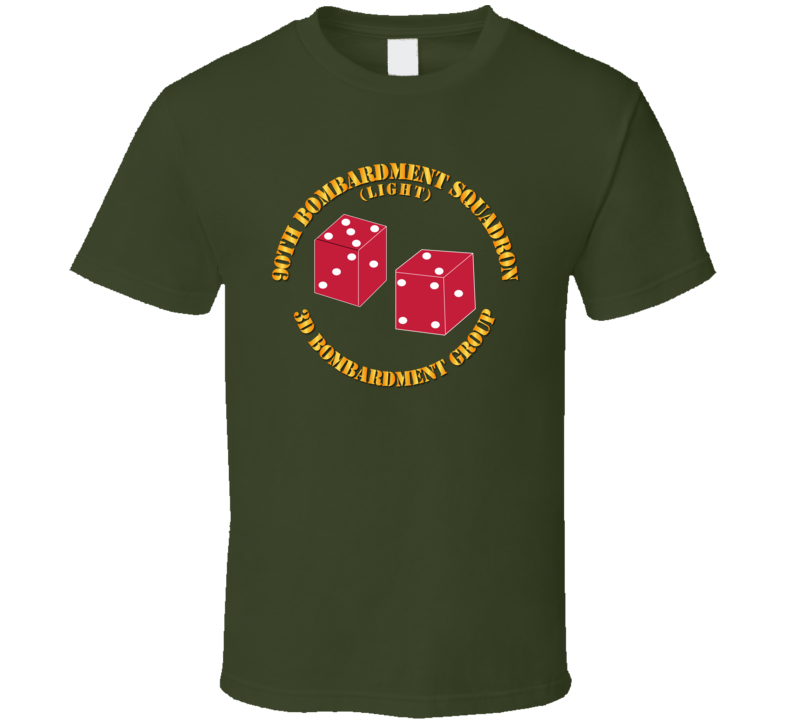 AAC - 90th Bombardment Group - 3rd BG - WWII - T-shirt