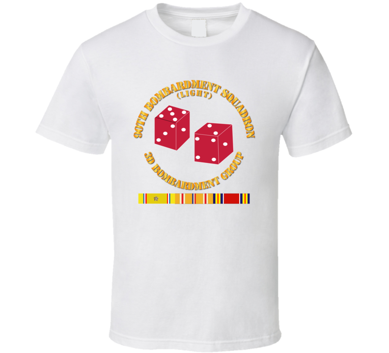 Aac - 90th Bombardment Group - 3rd Bg - Wwii W Svc - T-shirt
