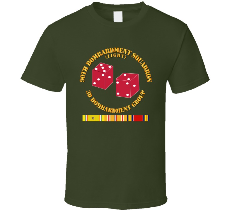 Aac - 90th Bombardment Group - 3rd Bg - Wwii W Svc - T-shirt