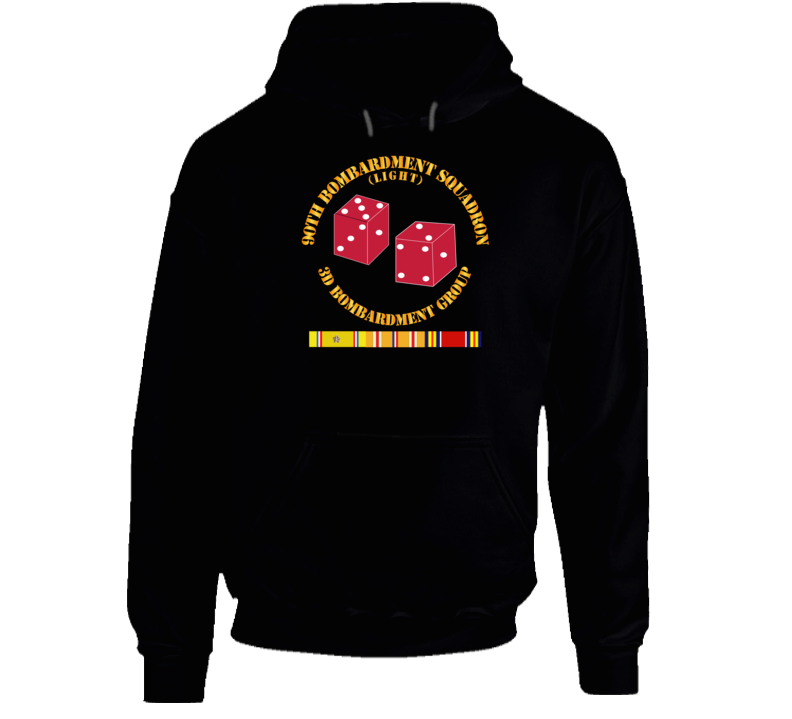 Aac - 90th Bombardment Group - 3rd Bg - Wwii W Svc - Hoodie