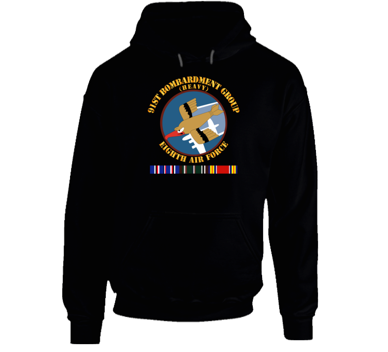 Aac - 91st Bombardment Group - Eighth Af - Wwii W Svc Hoodie