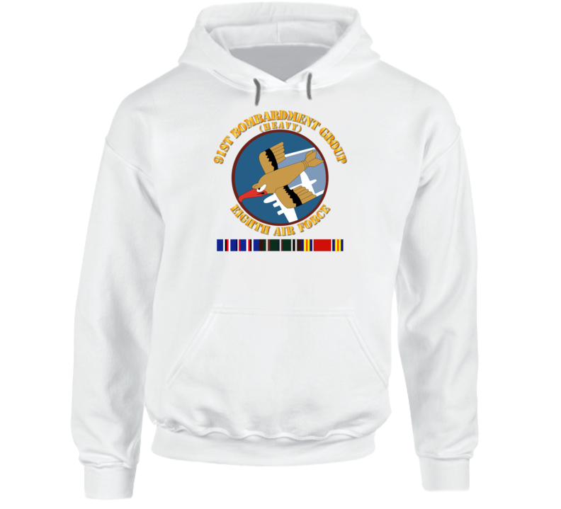 Aac - 91st Bombardment Group - Eighth Af - Wwii W Svc Hoodie