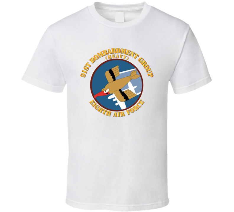 Aac - 91st Bombardment Group - Eighth Air Force - Wwii T-shirt
