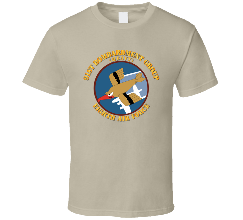 Aac - 91st Bombardment Group - Eighth Air Force - Wwii T-shirt