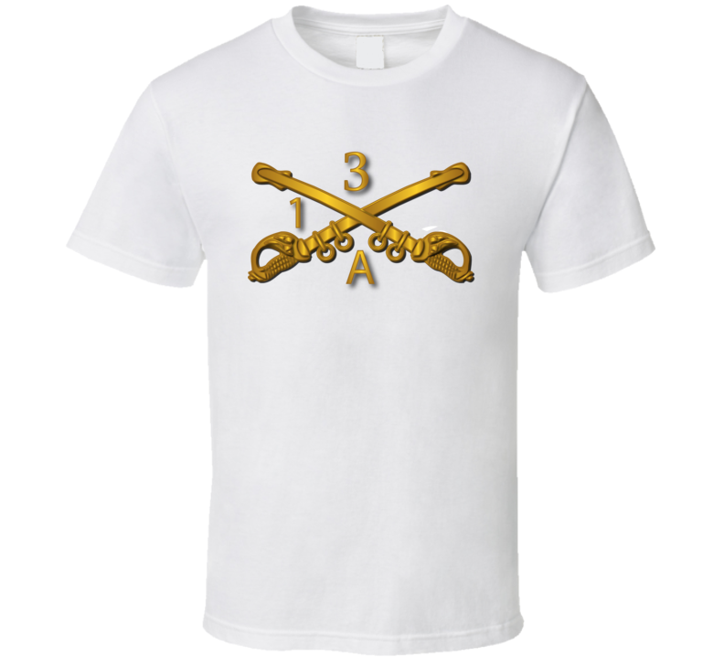 A Co 1st Squadron - 3rd Cavalry Regiment Br Wo Txt T-shirt