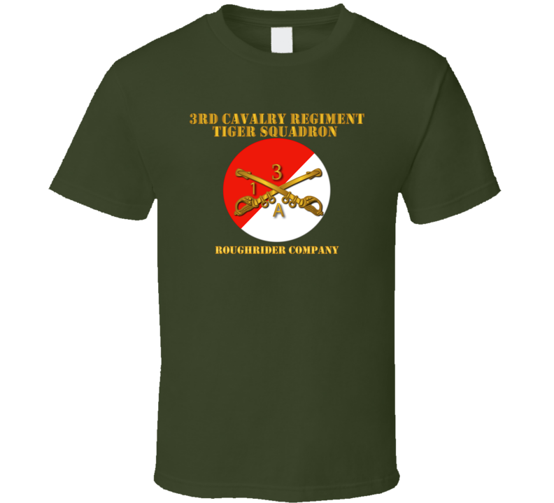 A Co 1st Squadron - 3rd Cavalry Regiment T-shirt