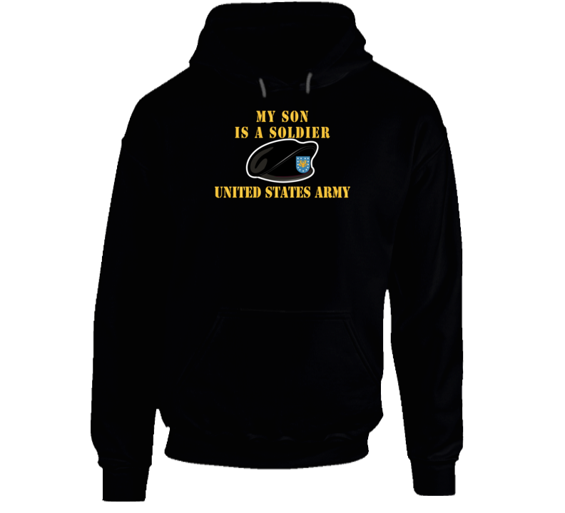 Army - My Son Is A Soldier W Beret - Hoodie