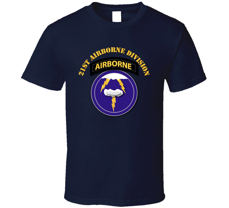 Army - 21st Airborne Division V1 T Shirt