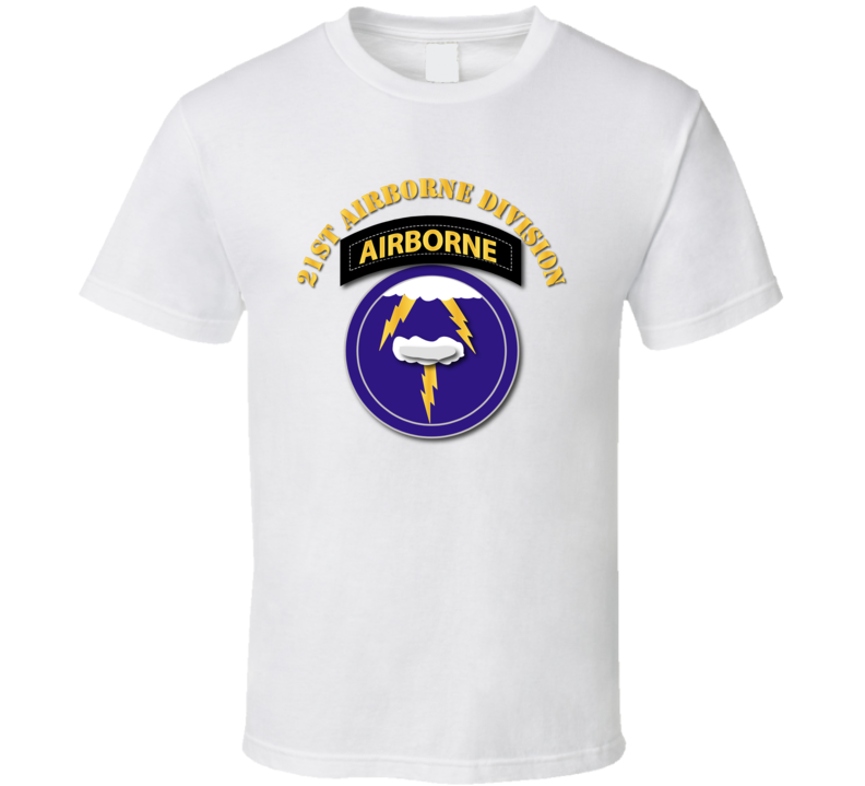 Army - 21st Airborne Division V1 T Shirt