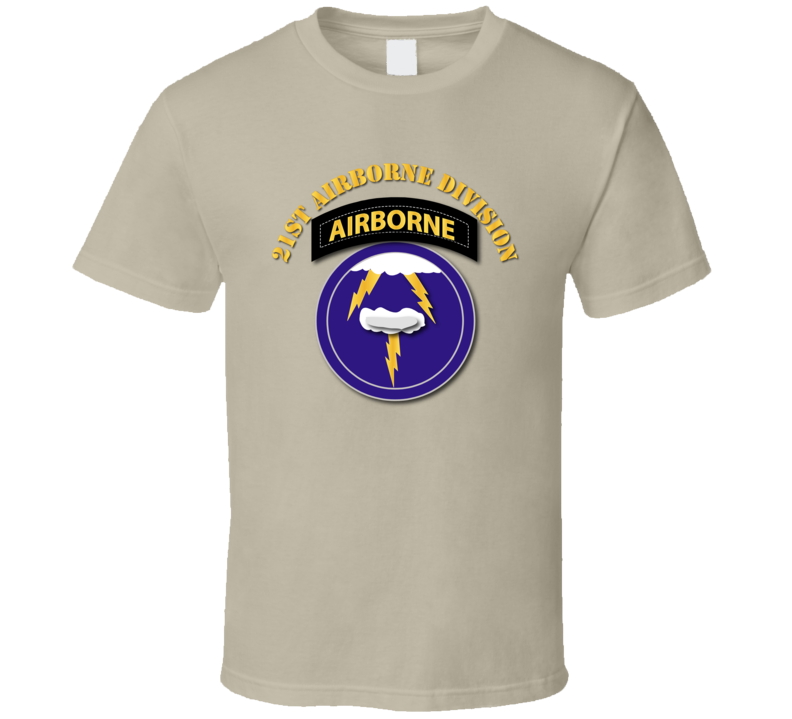 Army - 21st Airborne Division V1 T Shirt
