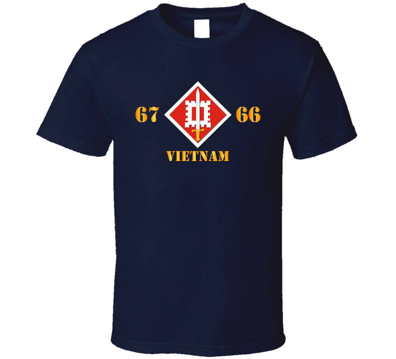 Army - 18th Engineer Brigade Ssi - 66-67 - Vietnam T Shirt