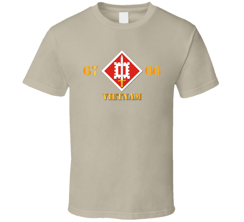 Army - 18th Engineer Brigade Ssi - 66-67 - Vietnam T Shirt